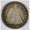 Image 1 : 1842 SEATED DOLLAR XF/AU