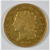 Image 1 : 1834 $5 CLASSIC HEAD GOLD VF/XF