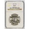 Image 1 : 1960 FRANKLIN HALF DOLLAR, NGC MS-65  RARE!!