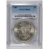 Image 1 : 1887 MORGAN SILVER DOLLAR, PCGS MS-63
