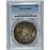 Image 1 : 1904-O MORGAN SILVER DOLLAR, PCGS MS-64  TONING ON OBVERSE