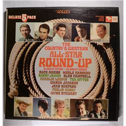 5 RECORD COLLECTORS BIG BAND ALBUMS; THE COUNTRY & WESTERN ALL-STAR ROUND-UP