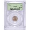 Image 1 : 1912 FIVE CENT NEWFOUNDLAND PCGS MS-63