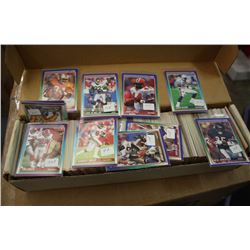 appr. 600 count football cards. Some sleeved, nice set.