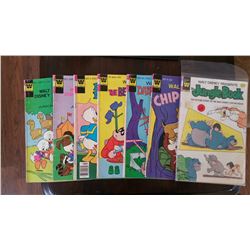 Lot of (7) Walt Disney Comics