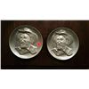 Image 1 : Pair of DeGrazia The Irreverent Angel Pewter Collector Plates – Limited Edition