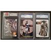 Image 1 : (3) Barry Bonds Greaded Baseball Cards
