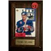 Image 1 : Teemu Selanne Hocky Card in Plaque