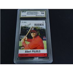 2004 Just Minors #AP3 Albert Pujols Peoria Chiefs Rookie, MGS Graded Gem Mint 10