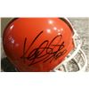Image 1 : Kellen Winslow & Kamerion Wimbley Signed Browns Mini Helmets & Cases