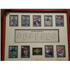Image 1 : 1987 Dream Team World Champions Twins States With Player Baseball Cards - in Frame