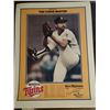 Image 1 : Big Power Poster (20"X15") of The Curve Master #28 With Bert Blyleven Pitcher of the Twins With Sign