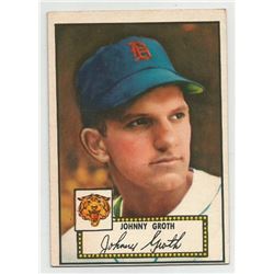 An Original 1952 Topps Johnny Groth Baseball Card #25