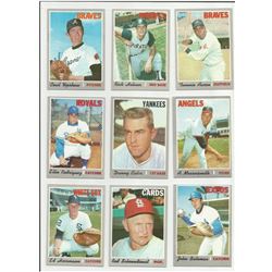 Lot of (18) 1970 Topps Baseball Cards