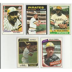 Nice lot of 1970's & 80's Willie Stargell Baseball Cards