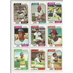 Lot of (18) 1974 Topps Baseball Cards-Stars!