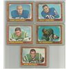 Image 1 : Lot of (5) different 1966 Topps Football Cards