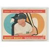 Image 1 : 1960 Topps Mickey Mantle All-Star Card #563