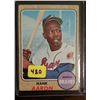 Image 1 : 1968 Topps Hank Aaron Card #110