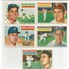 Image 1 : Lot of (5) Vintage 1956 Topps Baseball Cards