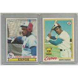 Andre Dawson 2nd year and 3rd year baseball cards from 1978 & 1979!