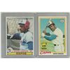 Image 1 : Andre Dawson 2nd year and 3rd year baseball cards from 1978 & 1979!