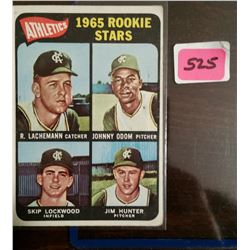 Very Nice 1965 Topps Jim "Catfish" Hunter Rookie Card #526