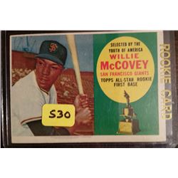 Very Nice 1960 Topps Willie McCovey Rookie Card #316