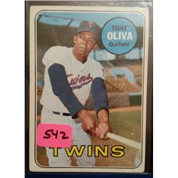 1969 Topps Tony Oliva Card #600