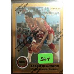 1996 Finest 1985 Star Company Akeem Olajuwon Rookie Card #33