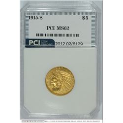 1915-S US Gold 5 Dollar Indian Head