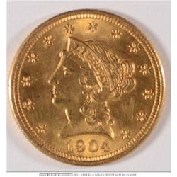 1904 US 2.5 Dollar Gold Liberty Head