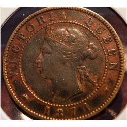 1871 Prince Edward Island - One Cent