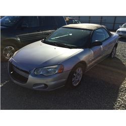 04 Chrysler Sebring 2dr Convertible - ST - DRIVE