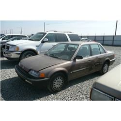 91 Honda Civic 4 Dr  Sedan - ADT - DRIVE