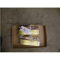 (2) 27 ft ratchet straps