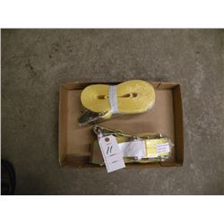 (2) 27 ft ratchet straps