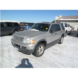 2003 Ford Explorer -Prior Salvage SN#-1FMZU83W13ZA74839