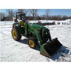 John Deere 4400 w/420 loader SN#-LV4400S244282