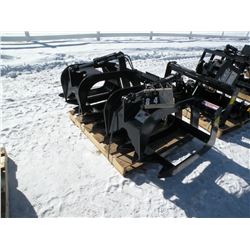 72" twin cylinder brush grapple -New