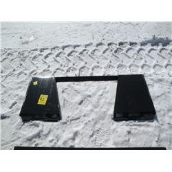 Medium duty weld-on tool plate for skid loader -New