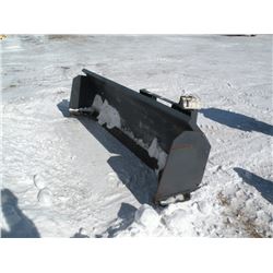 8 ft snowpusher w/floating cutting edge