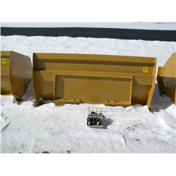 6 ft skidloader mount snowpusher w/metal cutting edge -New