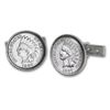 Image 1 : U.S. Indian Princess Penny Sterling Silver Cuff Links