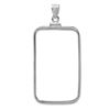 Image 1 : Sterling Silver Bezels (Fits 1 oz Silvertowne Bars) (Plain Front)