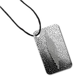 Stingray Skin - 10 Gram Silver Pamp Ingot Pendant