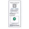 Image 3 : ONE CENTER OVAL SHAPE FINE NATURAL COLOMBIAN EMERALD TW:14.91CTS