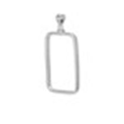 Sterling Silver Bezels (Fits 1 Gram Bars) (Plain Front)