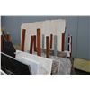 Image 2 : LARGE METAL GRANITE RACK W/ASSORTED GRANITE SLABS
