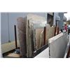 Image 2 : LARGE GRANITE RACK W/ASSORTED GRANITE SLABS